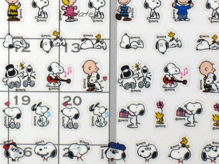 Peanuts Clear - Backed Mini Sticker Set - snoopn4pnuts.com