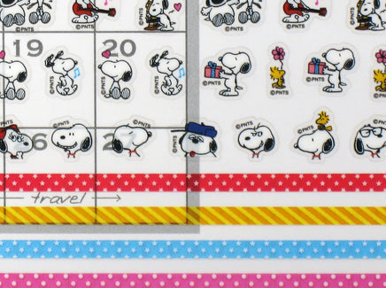 Peanuts Clear - Backed Mini Sticker Set - snoopn4pnuts.com