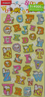 Snoopy Sparkling Puffy Stickers - Great For Scrapbooking!