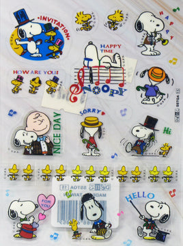Peanuts Clear - Backed Sticker Set - snoopn4pnuts.com
