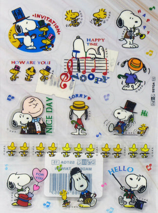 Peanuts Clear - Backed Sticker Set - snoopn4pnuts.com