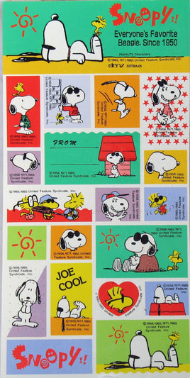 Peanuts Imported Stickers - Rare! - snoopn4pnuts.com