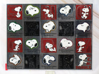Peanuts Shiny Metallic Stickers (Gray Areas Shiny Silver/Difficult To Photograph) - snoopn4pnuts.com