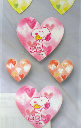 Snoopy Hearts Stickers - snoopn4pnuts.com