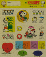 Peanuts Sticker Sheet With Metallic Accents