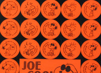 Snoopy Joe Cool and Woodstock Fluorescent Stickers - snoopn4pnuts.com