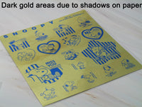 Peanuts Shiny Metallic Stickers - snoopn4pnuts.com