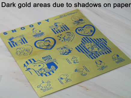 Peanuts Shiny Metallic Stickers - snoopn4pnuts.com