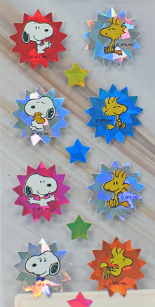 Snoopy Holographic Stickers - Very Bright and Sparkling! - snoopn4pnuts.com