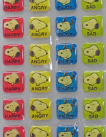 Peanuts Gang Mini Puffy Vinyl Stickers - Great For Scrapbooking! - snoopn4pnuts.com