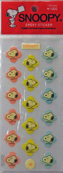 Peanuts Gang Mini Puffy Vinyl Stickers - Great For Scrapbooking! - snoopn4pnuts.com