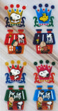 Snoopy Crown-Shaped Clear Backed Stickers