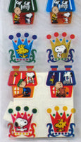 Snoopy Crown - Shaped Clear Backed Stickers - snoopn4pnuts.com