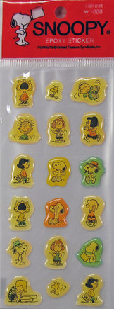 Peanuts Gang Mini Puffy Vinyl Stickers - Great For Scrapbooking! - snoopn4pnuts.com