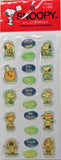 Peanuts Gang Puffy Vinyl Iridescent Stickers - Great For Scrapbooking!