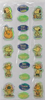 Peanuts Gang Puffy Vinyl Iridescent Stickers - Great For Scrapbooking! - snoopn4pnuts.com