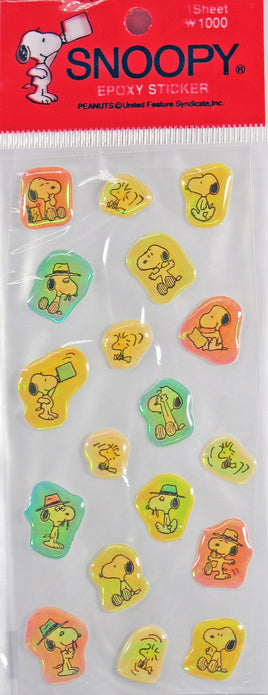 Peanuts Gang Puffy Vinyl Iridescent Stickers - Great For Scrapbooking! - snoopn4pnuts.com