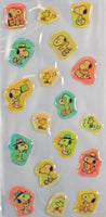 Peanuts Gang Puffy Vinyl Iridescent Stickers - Great For Scrapbooking! - snoopn4pnuts.com