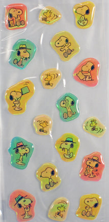 Peanuts Gang Puffy Vinyl Iridescent Stickers - Great For Scrapbooking! - snoopn4pnuts.com