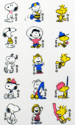 Peanuts Mini Clear - Backed Stickers - snoopn4pnuts.com