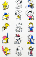 Peanuts Mini Clear - Backed Stickers - snoopn4pnuts.com