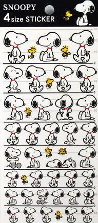 Snoopy 4 - Size Stickers - snoopn4pnuts.com