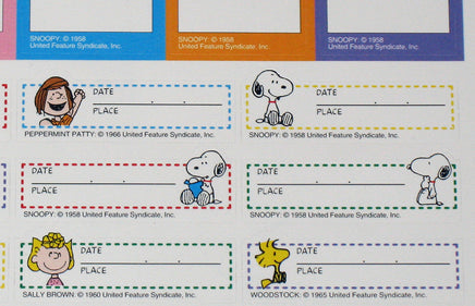 Snoopy and His Friends Large Expandable Photo Album With Date/Place Labels - snoopn4pnuts.com