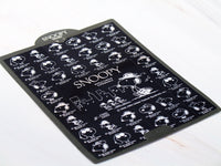 Peanuts Metallic Silver Sticker Set - RARE! - snoopn4pnuts.com