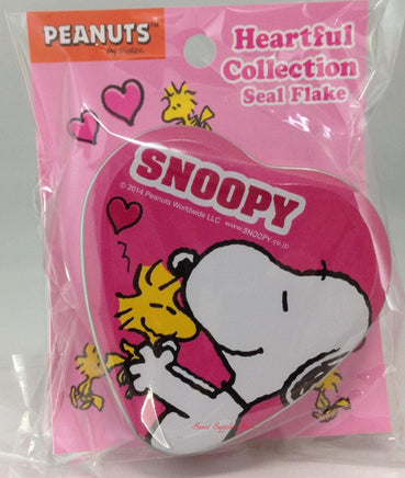 Snoopy Mini Sticker Set in Tin Heart - Over 50 Pieces! Great for Scrapbooking! - snoopn4pnuts.com