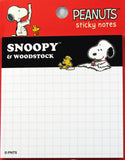 Snoopy and Woodstock Sticky Notes Pad