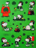 Snoopy St. Patrick's Day Stickers