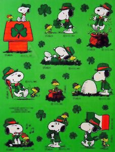 Snoopy St. Patrick's Day Stickers