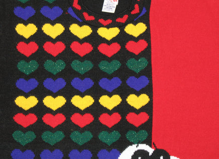 Snoopy Joe Cool Hearts Knit Sweater - snoopn4pnuts.com