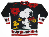 Snoopy Floral Sweater - snoopn4pnuts.com