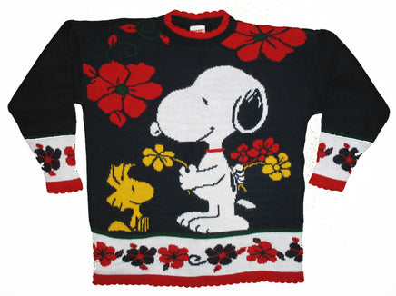 Snoopy Floral Sweater - snoopn4pnuts.com
