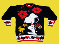 Snoopy Floral Sweater