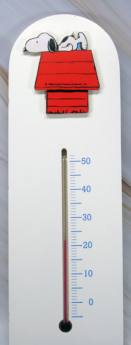 Snoopy Wooden Thermometer From France - snoopn4pnuts.com