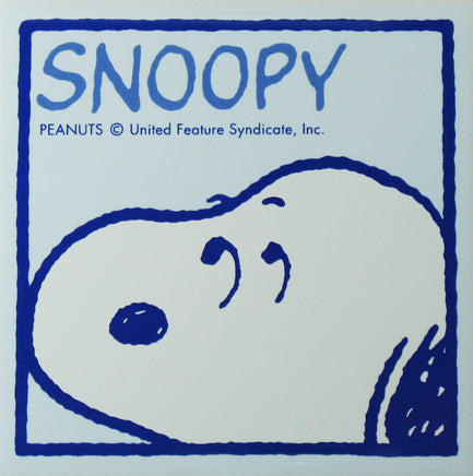 Snoopy Porcelain Square Tile - snoopn4pnuts.com