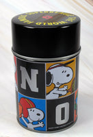 Snoopy Superbeagle Sports Tin Canister - RARE Japanese Sample! - snoopn4pnuts.com