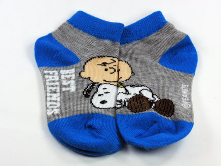 Kids Charlie Brown and Snoopy No Show Socks (Size 5 - 6 1/2) - snoopn4pnuts.com