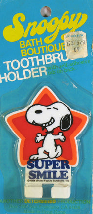 Snoopy Vintage Self - Adhesive Toothbrush Holder - snoopn4pnuts.com