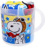 Snoopy Tote Bag With Mug Set - Great For Kids When Traveling!