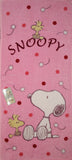 Snoopy and Woodstock Imported Hand Towel - Pink