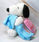 Universal Studios Japan Snoopy Plush Doll With 2 Embroidered Wash Cloths