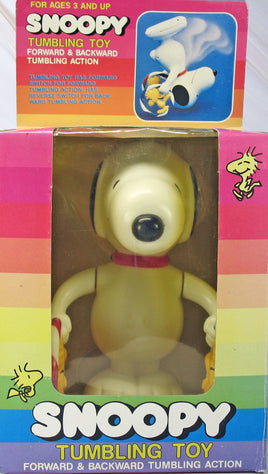 Snoopy Vintage Motorized Tumbling Toy - Rare! - snoopn4pnuts.com