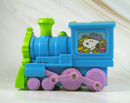 Snoopy Candy - Filled Musical Easter Train - Blue (New But Near Mint) - snoopn4pnuts.com