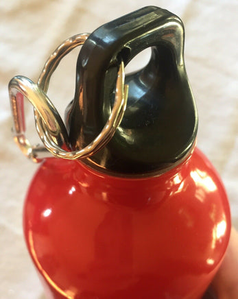 Snoopy Aluminum Water Bottle With Caribiner Clip