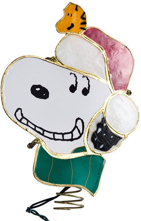 Snoopy Santa Holiday Lighted Tree Topper - snoopn4pnuts.com