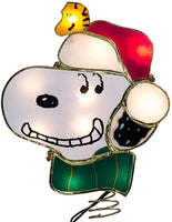 Snoopy Santa Holiday Lighted Tree Topper - snoopn4pnuts.com