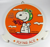 Snoopy Flying Ace Ceramic Trivet / Wall Decor - snoopn4pnuts.com